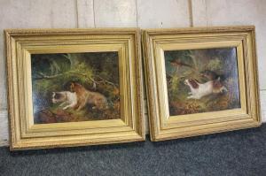 HARDY William Howard 1868-1918,two dogs,Henry Adams GB 2018-10-10