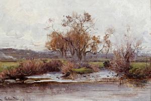 HARE Julius 1859-1932,On Dolgarrog Stream, Conway Valley,1892,Bonhams GB 2011-07-07