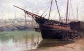 HARE Julius 1795-1855,Shipping in harbour, Isle of Man,Gorringes GB 2012-06-28
