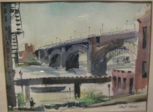 HARES David 1900-1900,Eads Bridge,Ivey-Selkirk Auctioneers US 2009-11-16