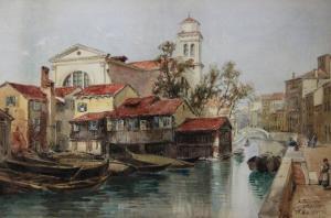 HARFORD William Henry 1800-1900,S Trovaso, Venice,Simon Chorley Art & Antiques GB 2012-12-13