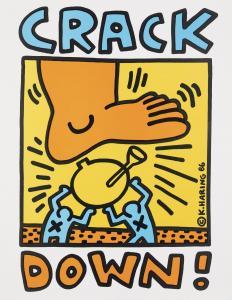 HARING Keith 1958-1990,Crack Down,1986,Rosebery's GB 2024-04-23