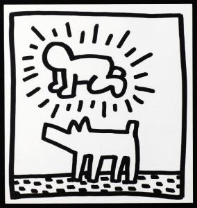 HARING Keith 1958-1990,Untitled,1982,Rosebery's GB 2018-02-15