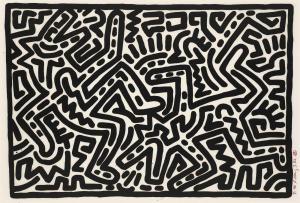 HARING Keith 1958-1990,Untitled I,1982,Christie's GB 2011-09-21