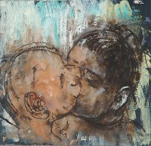 HARISSIS Elias 1957,the kiss,Sotheby's GB 2004-12-14