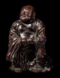 Haritsu Ogawa 1663-1747,Figure of Hotei,Hindman US 2024-03-27