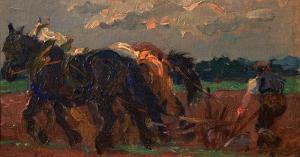 HARKE Evelyn 1899-1930,A Stormy Day,Mallams GB 2016-10-19