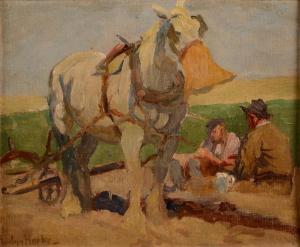 HARKE Evelyn 1899-1930,Rest From Ploughing,David Lay GB 2018-01-25
