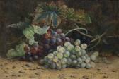 HARLAND Mary 1863-1943,Still Life with Grapes,1878,Ripley Auctions US 2017-03-04