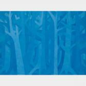 HARLANDER Susan 1920-2005,BLUE TREES,Waddington's CA 2014-06-17