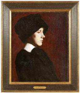 HARLESTON EDWIN Augustus 1882-1931,Lady in Black,Brunk Auctions US 2024-01-11