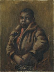 HARLESTON EDWIN Augustus 1882-1931,The Little Newsboy,1925,Swann Galleries US 2019-10-08