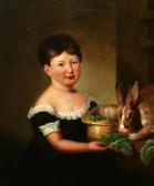 HARLOW George Henry 1787-1819,PORTRAIT OF A CHILD WITH A PET RABBIT,Sloans & Kenyon US 2004-03-21