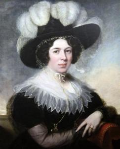 HARLOW George Henry 1787-1819,Portrait of a lady wearing a feathered hat,Gorringes GB 2009-02-04