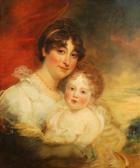 HARLOW William Henry,Portrait of a mother and daughter,Dreweatt-Neate GB 2012-10-02
