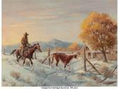 HARMAN Fred 1902-1982,Early Snow,1967,Heritage US 2022-06-24