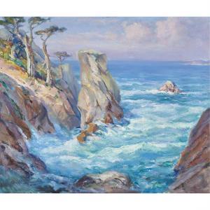 HARMON Charles Henry 1859-1936,Point Lobos,Clars Auction Gallery US 2023-08-11