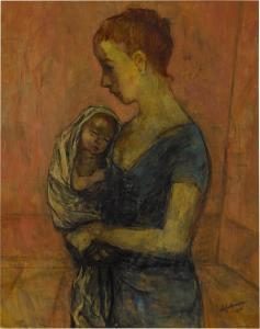 HARMON Lily 1912-1998,Mother and Child,1946,Sotheby's GB 2021-04-06