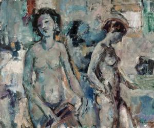 HAROUTIOUNIAN Hovhannes 1950-1900,Deux femmes nues,Millon & Associés FR 2023-02-03