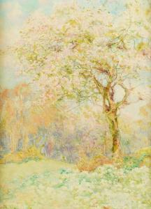 HARPER Jnr. Edward Steel 1878-1951,Cherry Tree,1945,Bellmans Fine Art Auctioneers GB 2024-02-19