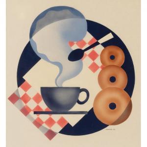 HARPER L,Coffee and Doughnuts,1946,Treadway US 2011-03-06