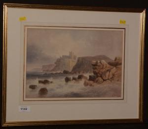HARPER Thomas 1817-1843,A castle by the sea,1882,Anderson & Garland GB 2020-06-18