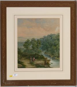 HARPER Thomas 1817-1843,Picnicking by the River,1897,Anderson & Garland GB 2020-09-04