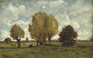 Harpignies Henri Joseph 1819-1916,A meadow landscape,Christie's GB 2009-07-08