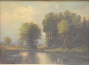 HARRINGTON George 1832-1911,landscape with pond,Nadeau US 2020-02-22