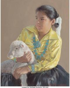 HARRINGTON SHERRY,Woman and Lamb,2003,Heritage US 2022-10-28