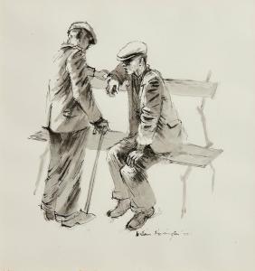 Harrington William,Having a Chat,1977,Morgan O'Driscoll IE 2023-06-26