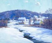 HARRIS Charles Gordon 1891-1981,Winter Morning, Spragueville, Maine,Barridoff Auctions US 2010-08-06