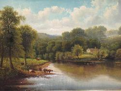 HARRIS George F. 1856-1924,A pair - The Glen, Stapleton & Near Dorchester,Cheffins GB 2021-08-12