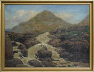 HARRIS George F.,Ogwen Falls, Snowdonia with Mt. Snowden in the bac,Anderson & Garland 2022-02-20