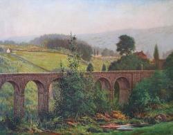 HARRIS George F. 1856-1924,Pontsarn Viaduct,1898,Bonhams GB 2009-07-09