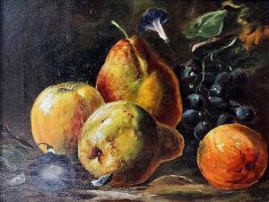 HARRIS George Walter 1864-1893,Still life of apples,1879,Canterbury Auction GB 2014-10-07