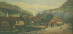 HARRIS Henry 1852-1926,Street scene inCheddar Gorge,Dreweatt-Neate GB 2008-02-14
