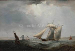 HARRIS James I,A schooner of the Royal Yacht Squadron sailing off,Charles Miller Ltd 2023-04-25