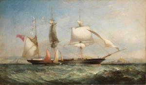 HARRIS James I 1810-1887,The barque Ethelbert hove to for the pilot which i,Bonhams GB 2024-04-24