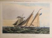 HARRIS John II 1791-1873,The Sapphire and The Bianca Schooner Yacht,Hindman US 2018-06-13