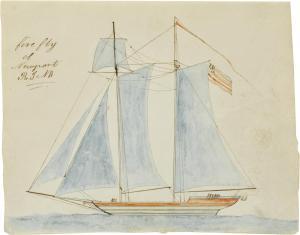 HARRIS Joseph 1752-1823,New England shipping scenes,Bonhams GB 2016-01-28