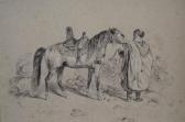 HARRIS Judith Helen,An Orientalist holding his horse,Dickins GB 2009-09-19