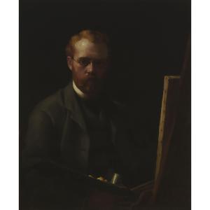 HARRIS Robert 1849-1919,SELF PORTRAIT,1878,Waddington's CA 2023-06-02