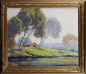 HARRIS Sam Hyde 1889-1977,California Landscape,Auctions by the Bay US 2003-02-08