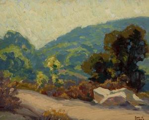 HARRIS Sam Hyde 1889-1977,Path through mountain landscape,John Moran Auctioneers US 2015-03-24