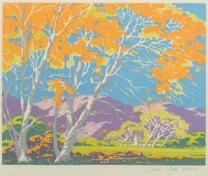 HARRIS Sam Hyde 1889-1977,Untitled (Autumn Landscape),1924,Bonhams GB 2014-10-21
