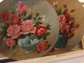 HARRISON A 1800-1800,Still life studies of roses in hand-painted vases,Keys GB 2016-08-06
