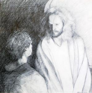 HARRISON B,Christ with a Disciple,Capes Dunn GB 2016-05-17