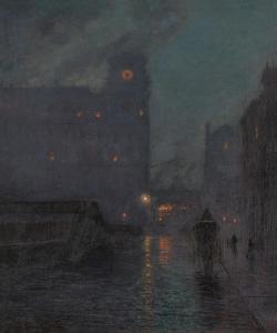HARRISON Birge 1854-1929,Grand Central and the Biltmore in Hazy Twilight,Sotheby's GB 2023-05-17