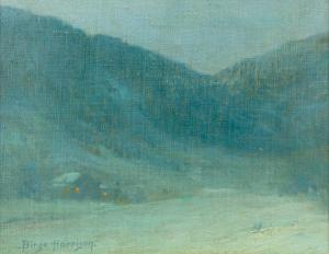 HARRISON Birge 1854-1929,Hazy Moonlight,Cottone US 2023-03-31